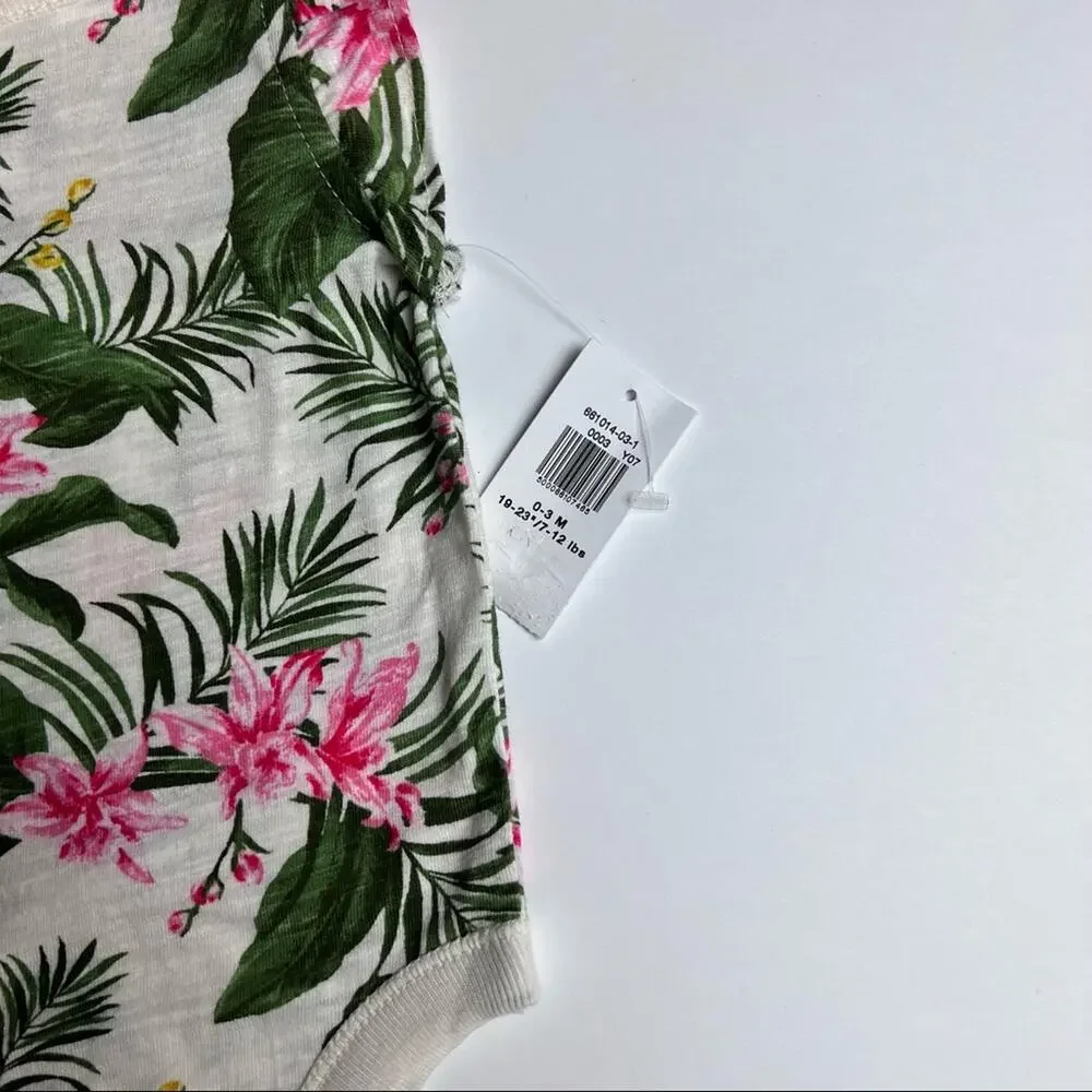 Old Navy  Baby Tropical Print  Style Onesie Sz 0-3M